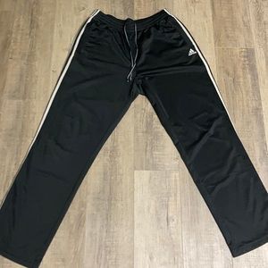 LG Black adidas straight leg sweat pants
